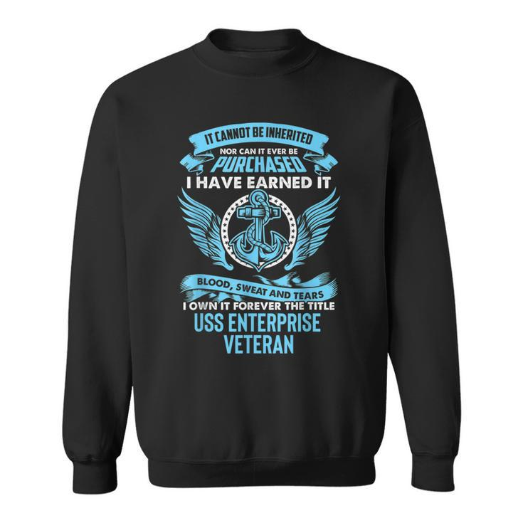 Uss Enterprise Cvn-65 Aircraft Carrier Sweatshirt