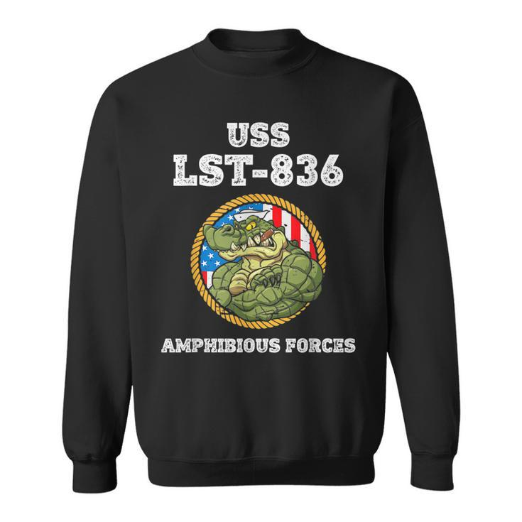 Uss Holmes County Lst-836 Amphibious Force  Sweatshirt