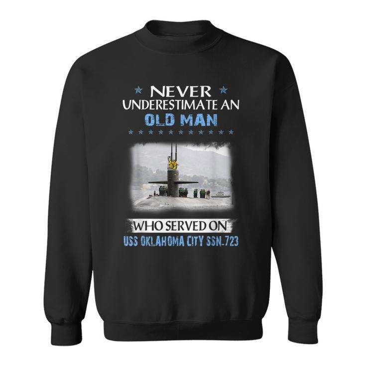 Uss Oklahoma City Ssn-723 Submarine Veterans Day Father Day  Sweatshirt