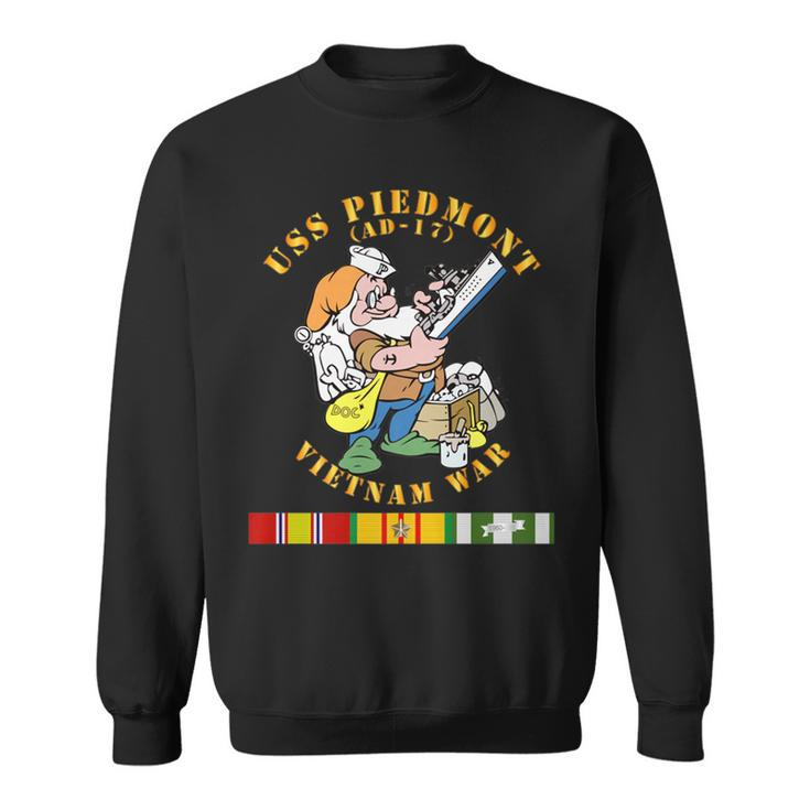 Uss Piedmont Ad-17 Vietnam War   Sweatshirt