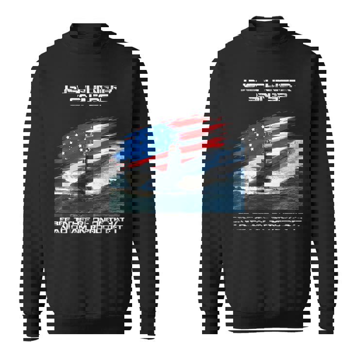 USS Seawolf SSN-575 Sweatshirt - Amerikanische U-Boot Veteran Flagge, Weihnachtsgeschenk