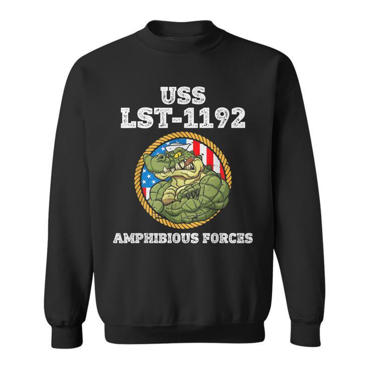 Uss Spartanburg County Lst-1192 Amphibious Force  Sweatshirt