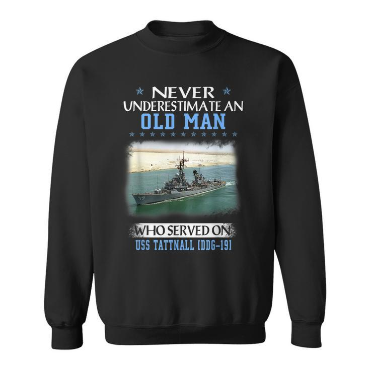 Uss Tattnall Ddg-19 Destroyer Class Veterans Day Father Day  Sweatshirt
