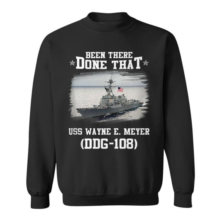 Uss Wayne E Meyer Ddg-108 Destroyer Class Father Day  Sweatshirt