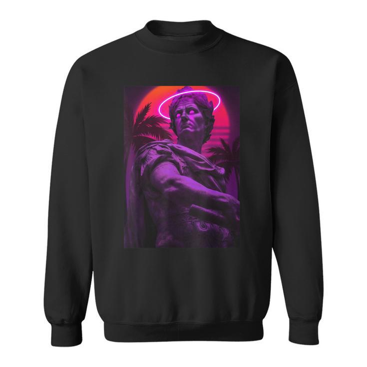 Vaporwave Aesthetic Lofi Outrun Synthwave 80S Retrowave  Sweatshirt