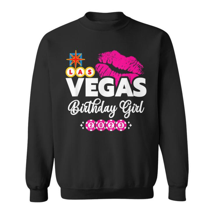 Vegas Birthday Girl - Vegas 2023 Girls Trip - Vegas Birthday  Sweatshirt
