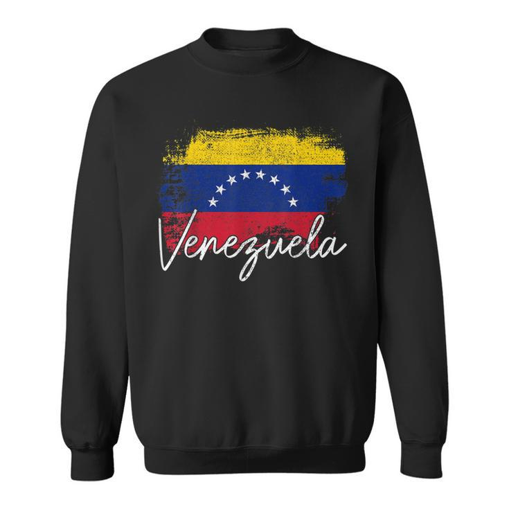 Venezuela Vintage Flag Venezuelan Pride Roots Sweatshirt