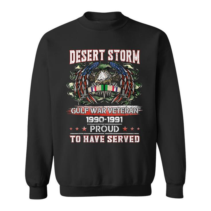 Veteran Desert Storm T  Veteran Proud For Fathers Day  Sweatshirt