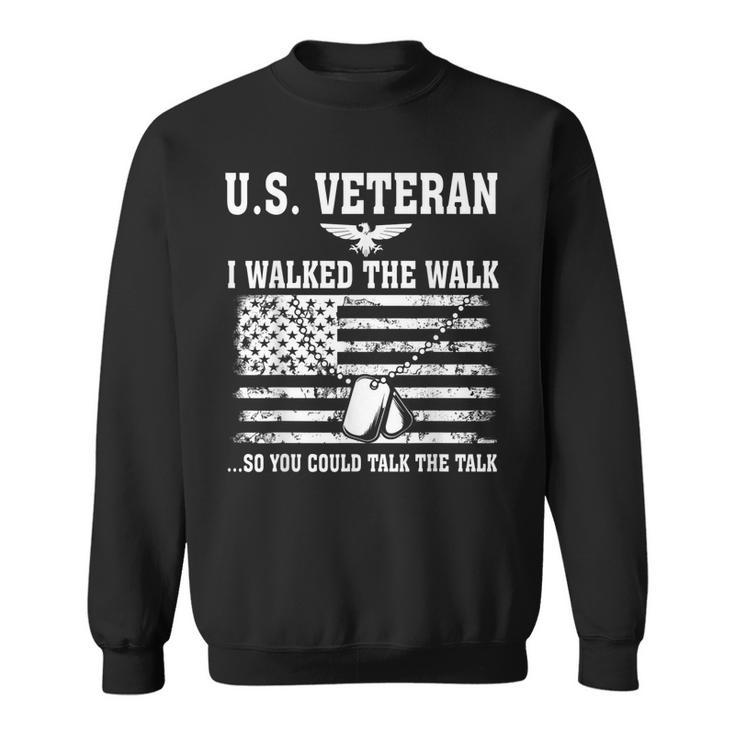 Veteran  - Military Veteran Retirement  Red Friday Men Women Sweatshirt Graphic Print Unisex