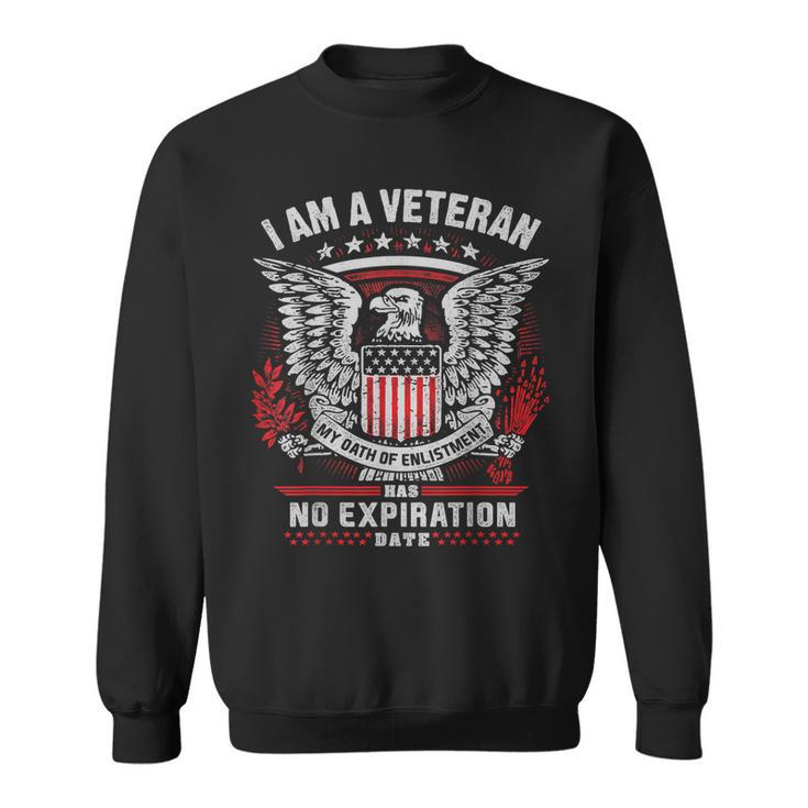 Veteran Oath Of Enlistment  For Gun Enthusiast  Sweatshirt