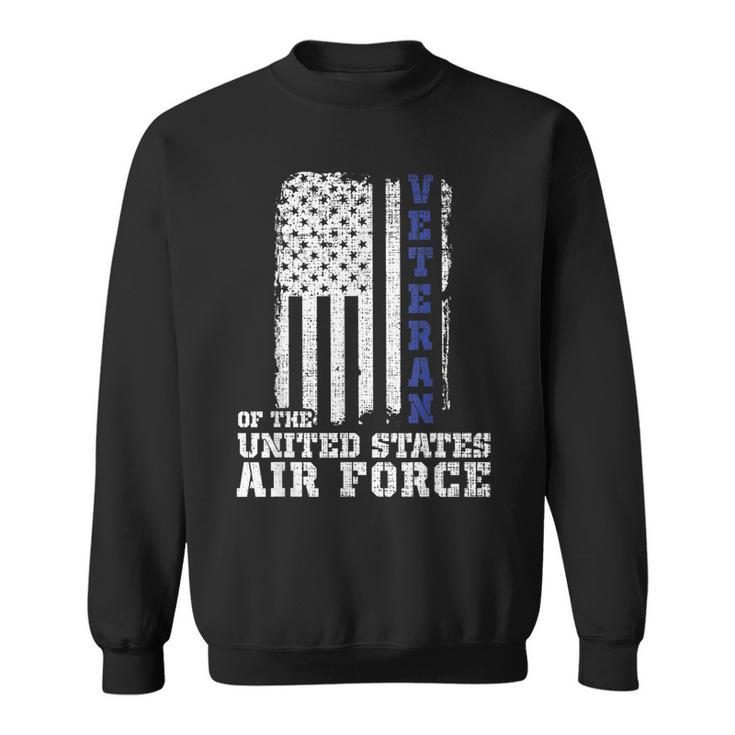 Veteran Of The United States Us Air Force Usaf  Men Women Sweatshirt Graphic Print Unisex