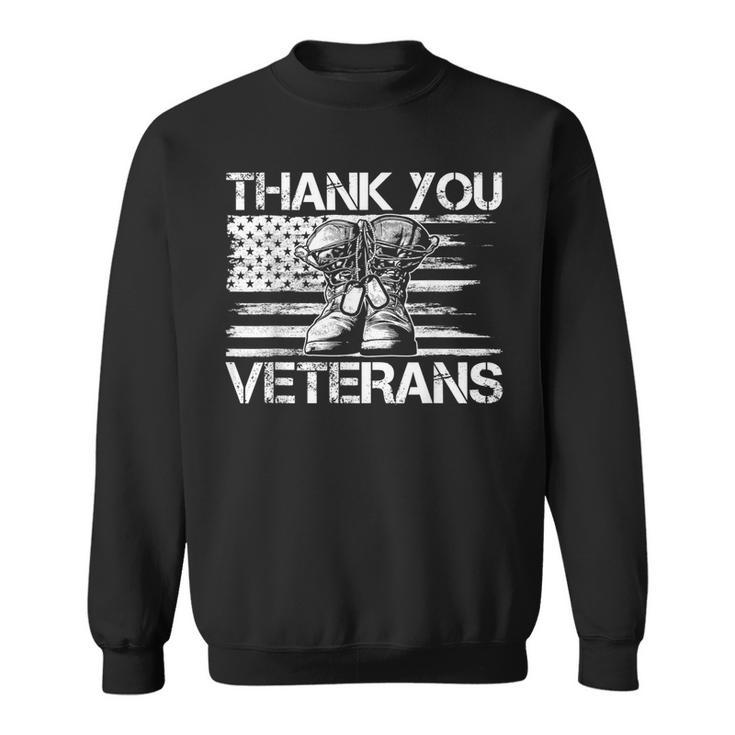 Veterans Day For Dad Grandpa Thank You Veterans Sweatshirt