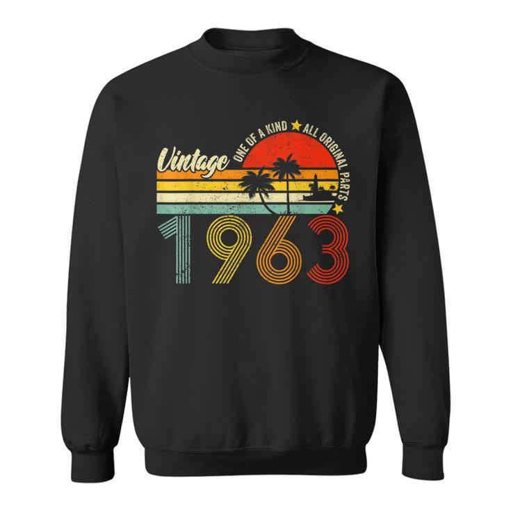 Vintage 1963 Limited Edition 60Th Birthday 60 Year Old Men  Sweatshirt