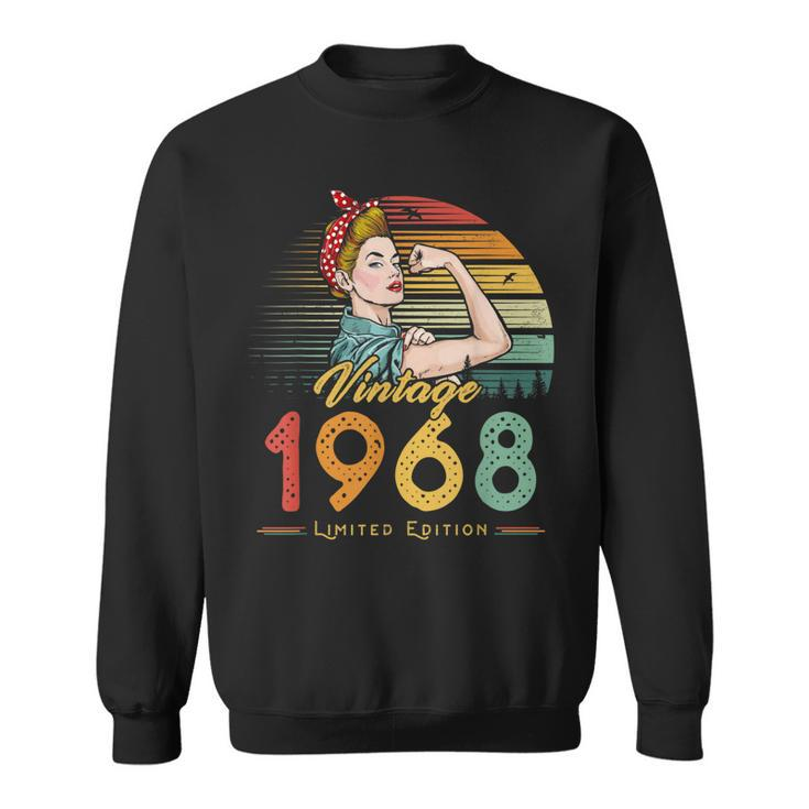Vintage 1968 Limited Edition 1968 54Th Birthday 54 Years Old  Sweatshirt