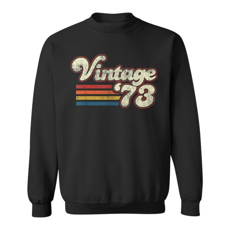 Vintage 1973 Birthday Sweatshirt