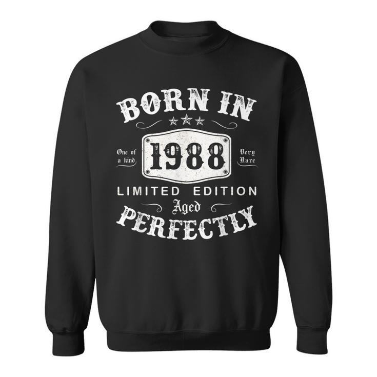 Vintage 1988 Made In 1988 35 Geburtstag Mann Frau 35 Jahre Sweatshirt