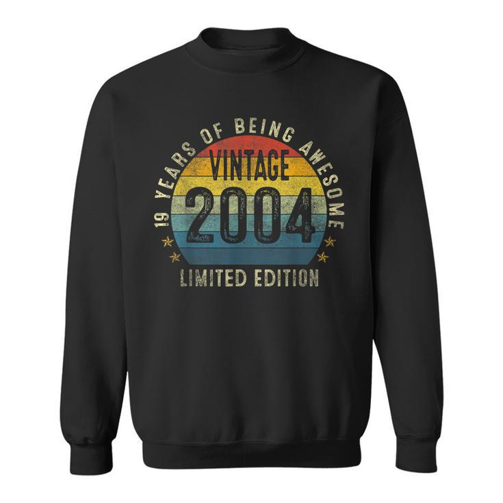 Vintage 2004 Limited Edition 18Th Birthday 18 Years Old Gift  Men Women Sweatshirt Graphic Print Unisex