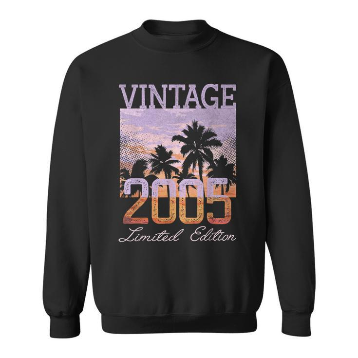 Vintage 2005 Limited Edition 18Th Birthday 18 Year Old Gifts  Sweatshirt