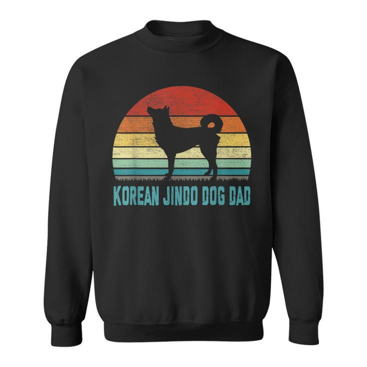 Vintage Korean Jindo Dog Dad - Dog Lover  Sweatshirt