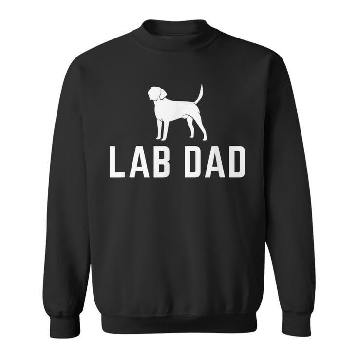Vintage Lab Dad Funny Labrador Retriever Dog For Men Gift  Sweatshirt