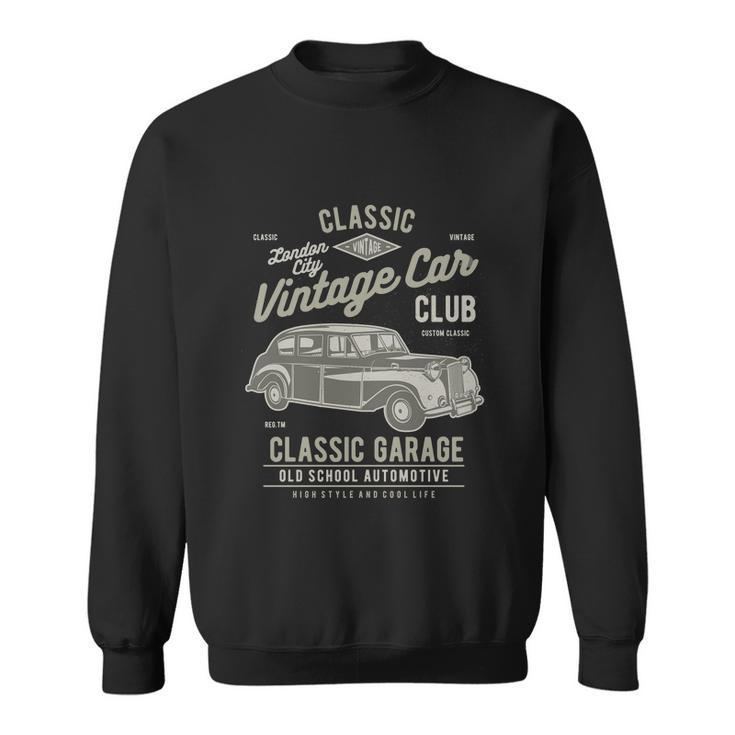 Vintage London Car Sweatshirt