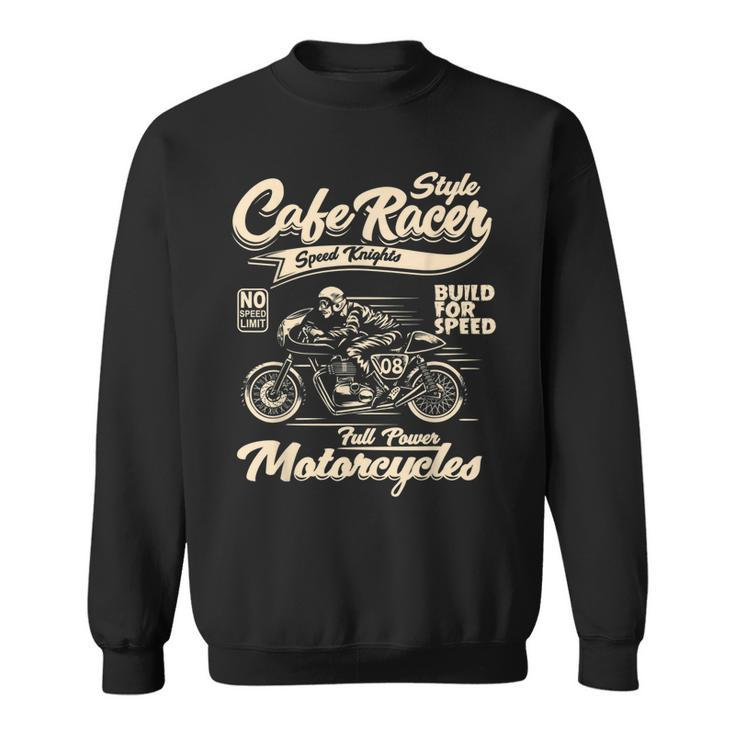Vintage MotorcycleBiker T Cafe Racer Sweatshirt