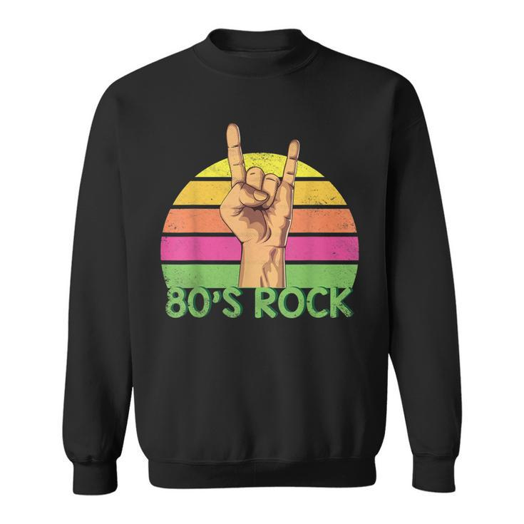 Vintage Retro 80S Rock Band  Sweatshirt
