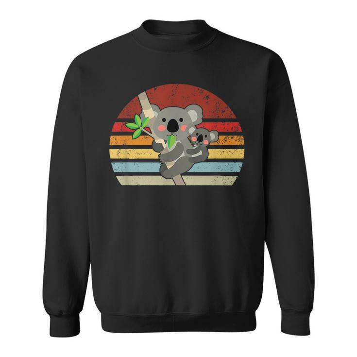 Vintage Retro Koala Love-R Dad Mom Boy Girl Birth-Day  Sweatshirt