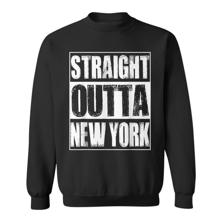 Vintage Straight Outta New York Gift  Sweatshirt