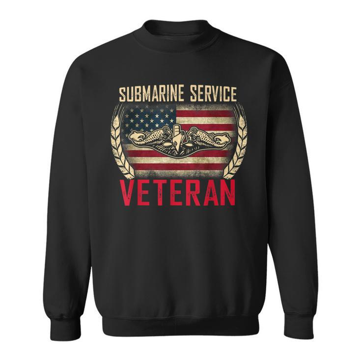 Vintage Us Navy Submarine Service Veteran T   Sweatshirt