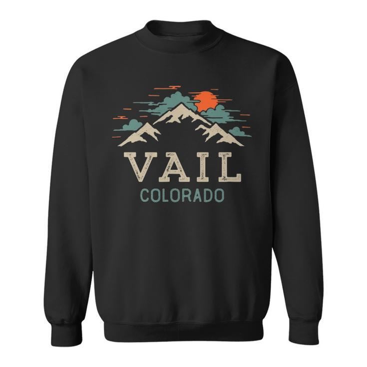 Vintage Vail Colorado Retro Mountain Sweatshirt