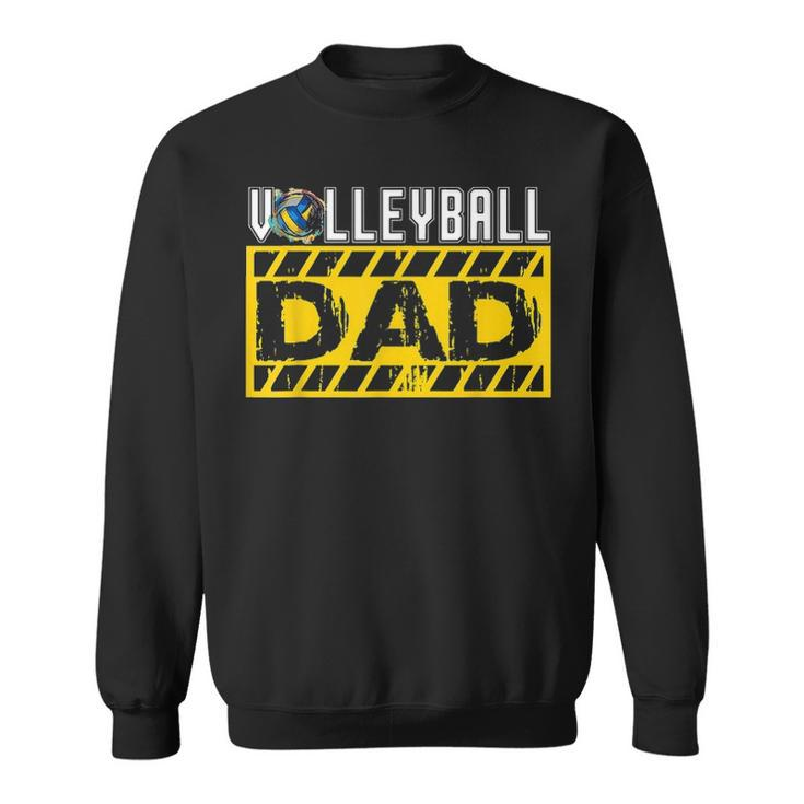 Volleyball Dad For Men Fathers Day Birthday Coach Gift Sweatshirt