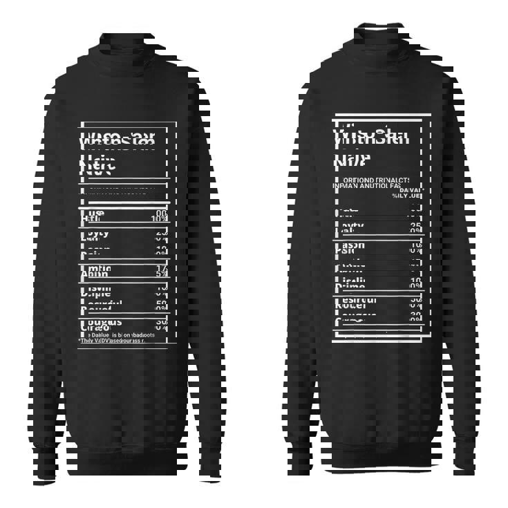 Winston-Salem Native Funny Nutrition Pride Sweatshirt Winston-Salem Native Funny Nutrition Pride Sweatshirt