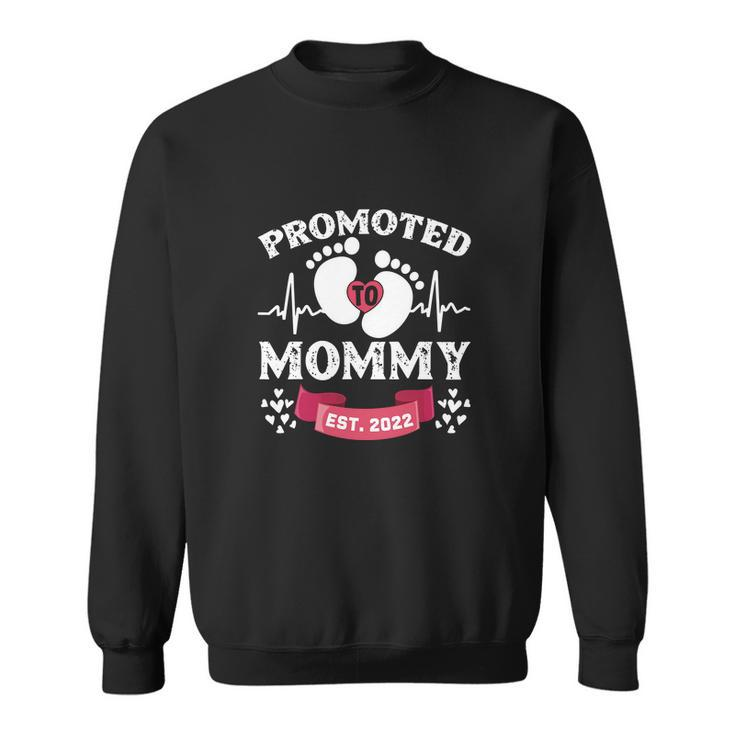 Womens 1St Time Mom Est 2022 New First Mommy Mothers Day Sweatshirt