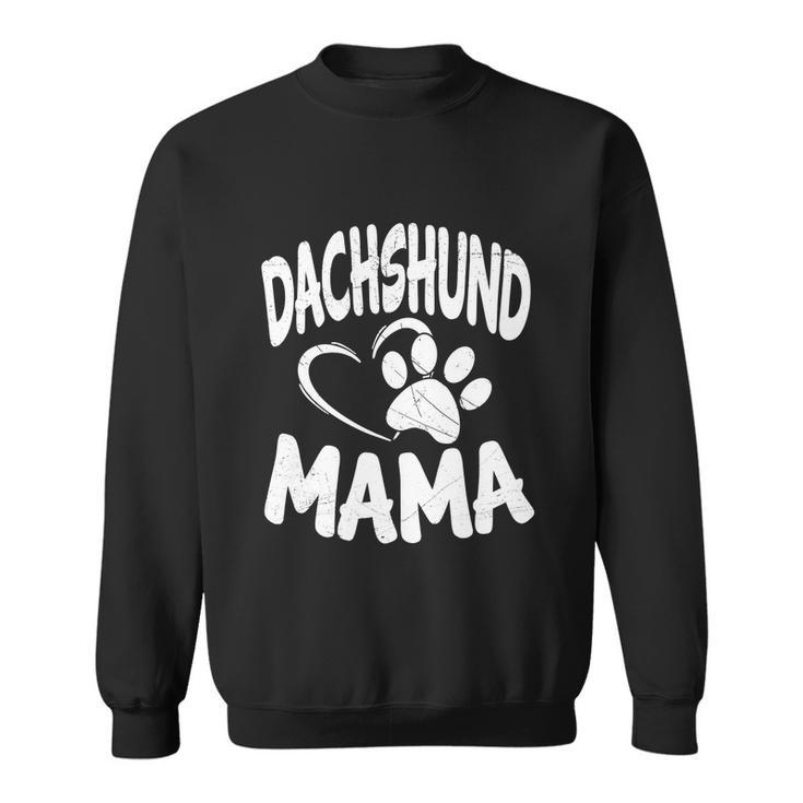 Womens Daschund Mama Tshirt Dog Doxie Mom Weiner Owner Gifts Tee Sweatshirt