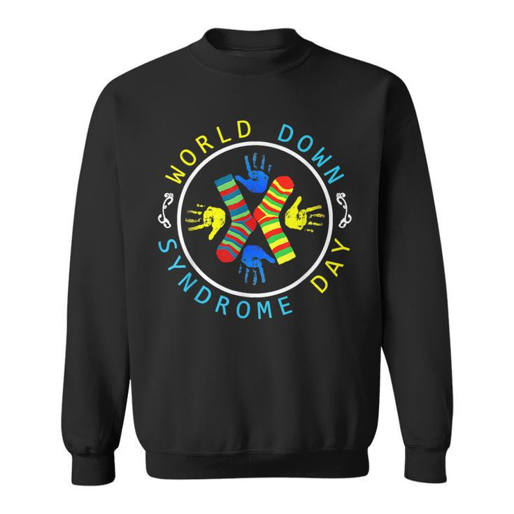World Down Syndrome Day Awareness Socks T21 March 21 Gifts  Sweatshirt