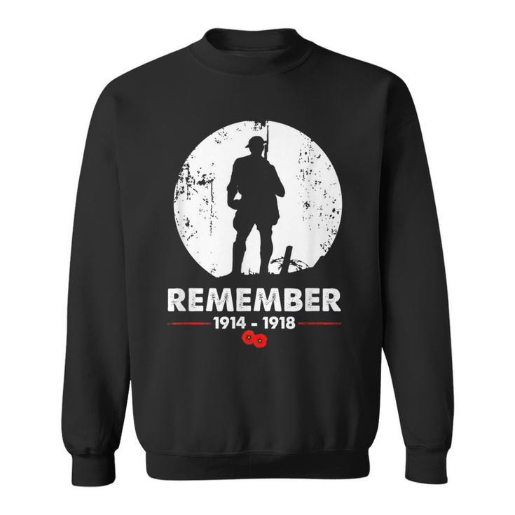 World War 1 Remember - First World War  Sweatshirt
