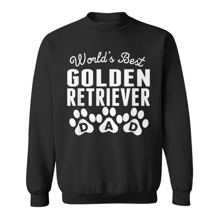Worlds Best Golden Retriever Dad Sweatshirt