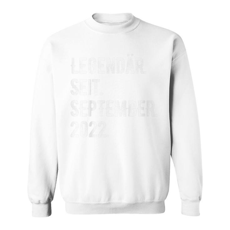 1. Geburtstag Legendär Seit September 2022 Sweatshirt für Kinder, Einjahresfeier