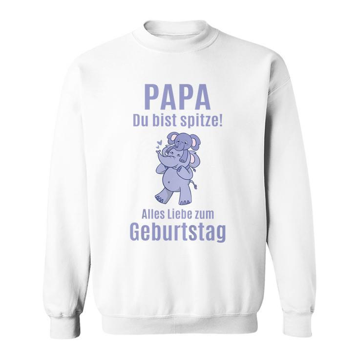 Alles Gute zum Geburtstag Papa Elefant Sweatshirt, Liebe & Spaß Design