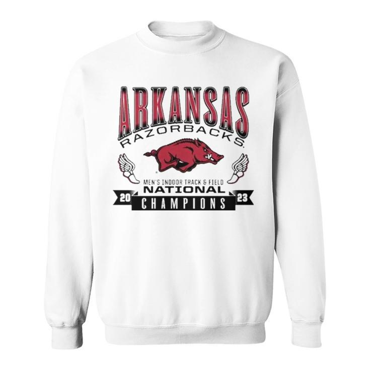 Arkansas National Champions 2023 Men’S Indoor Track &Amp Field Sweatshirt