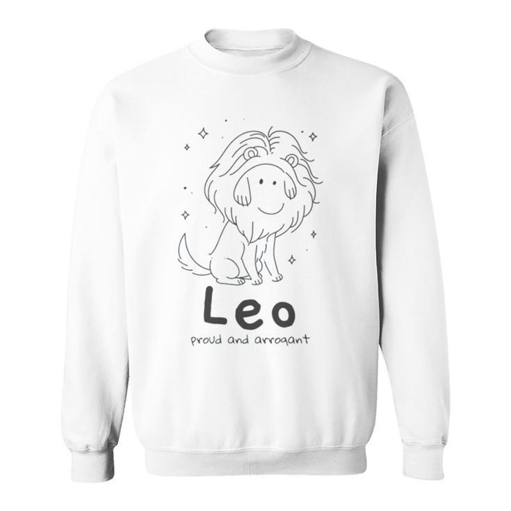 Baby Leo Zodiac Sign Astrology Sweatshirt