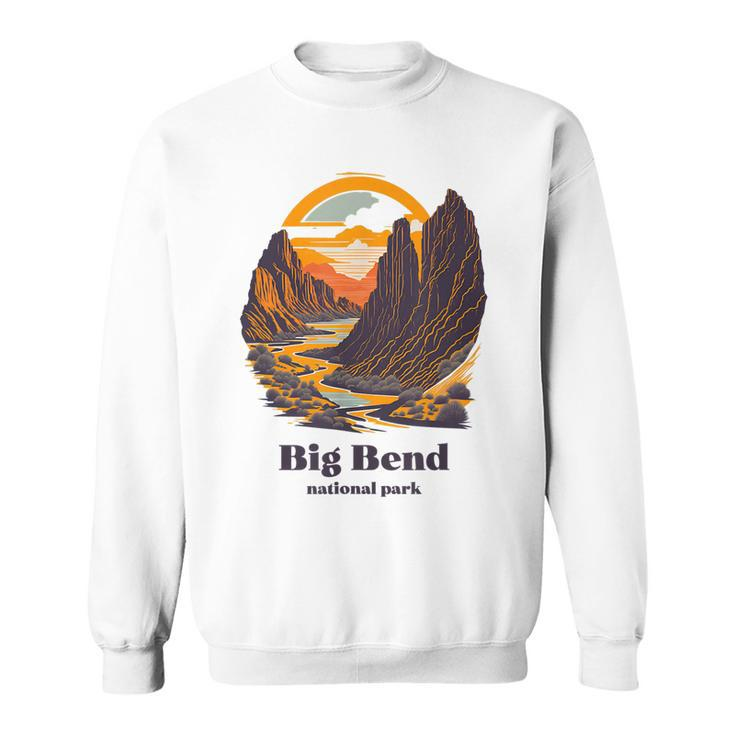 Big Bend National Park Texas Cool Vintage Style  Sweatshirt