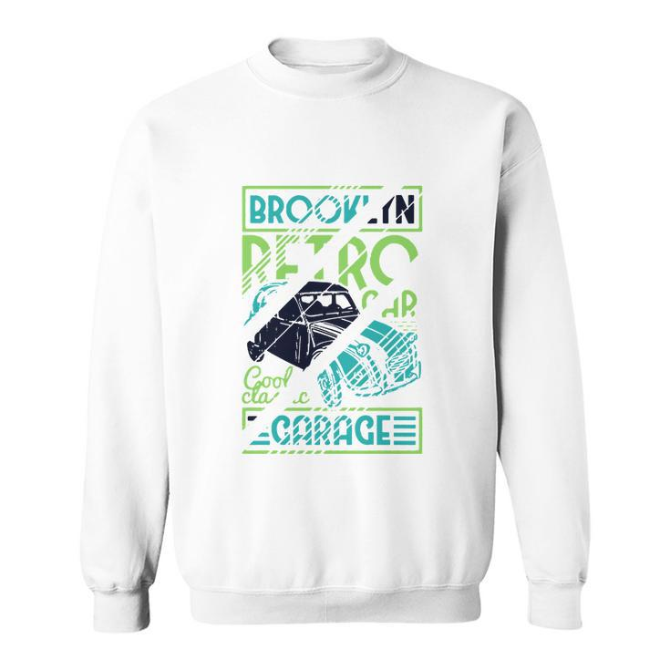 Brooklyn Retro Car Sweatshirt