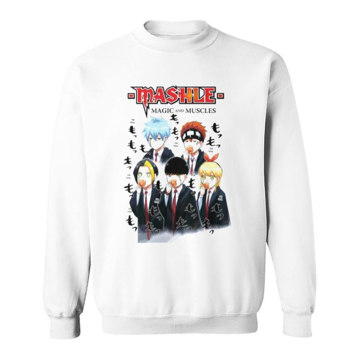 Burnedead And Friends Mashle Magic And Muscles Sweatshirt