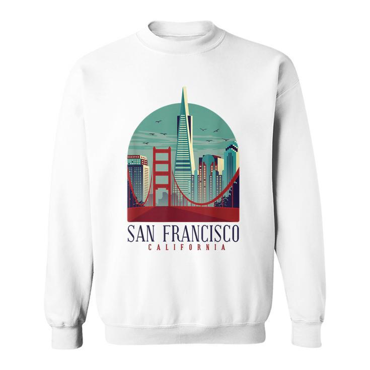 California San Francisco Usa Woman Men  Sweatshirt
