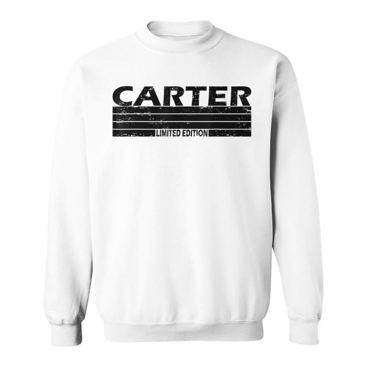 Carter Surname Limited Edition Retro Vintage Style Sunset  Sweatshirt
