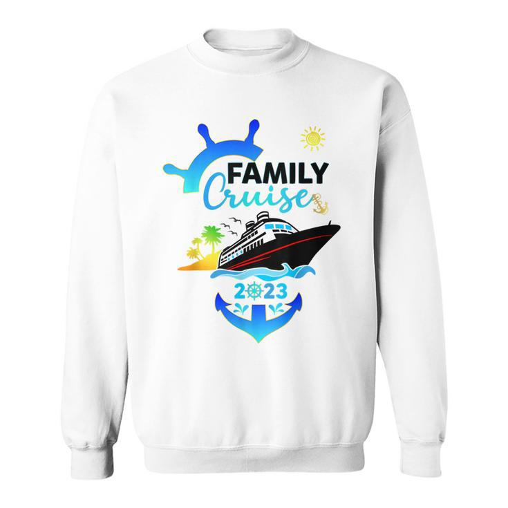 Cruise Family Vacation Matching Group Crew Squad 2023  Sweatshirt