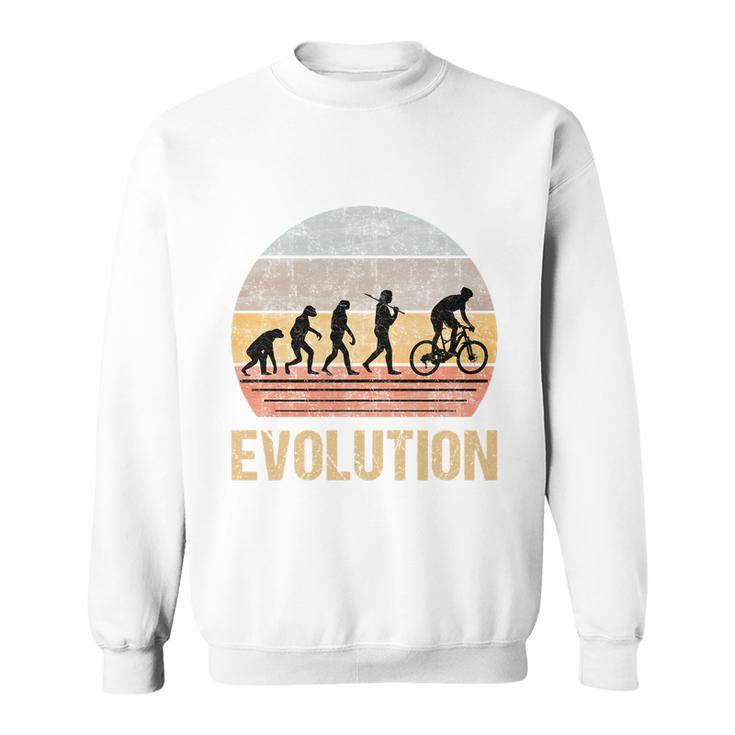 Cycling Evolution Vintage Retro Sweatshirt