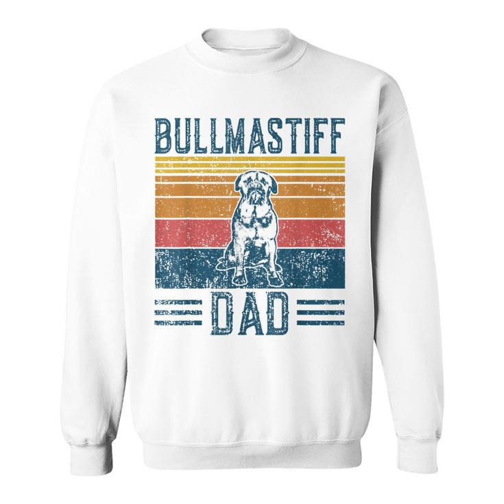 Dog Dad - Vintage Bullmastiff Dad Sweatshirt